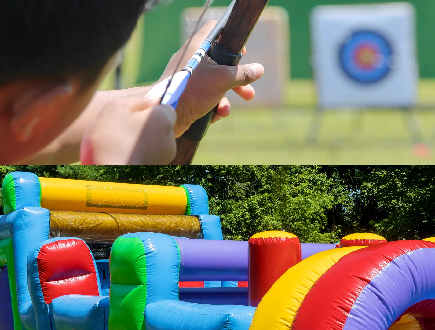 Tir à l'arc - Olympiade Gonflable